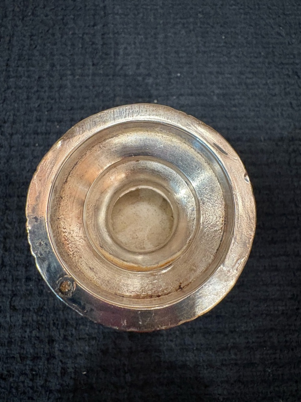 Vintage Ronson Waldorf Silver Plate Cigarette Holder, Vase Or Candle Holder - Picture 7 of 8